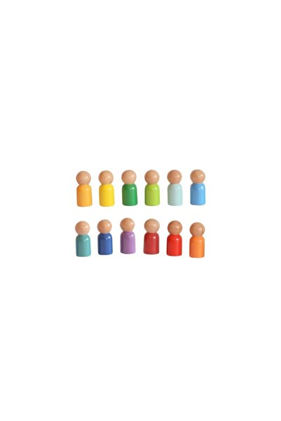 Woodnjoy Waldorf 12'li Peg Bebek
