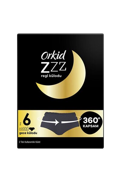 Orkid Regl Gece Kilodu - 6 Boy - 2'li