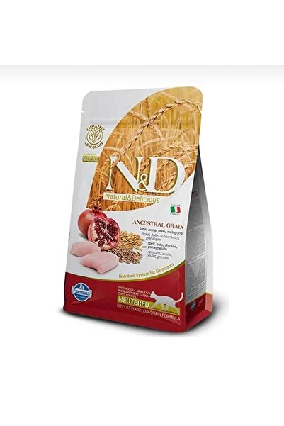 N&D H2o Ancestral Graın Kısırlaştırılmış Yetişkin Kedi Maması - Tavuk&nar 5kg