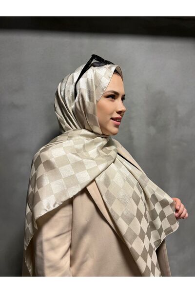 Scarf Dama Desen Jakarlı Şal