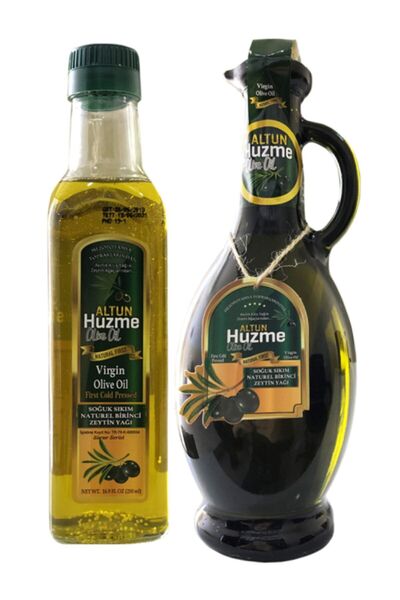 Altun Huzme Erken Hasat Soğuk Sıkım Monokültür Kilis Yağlık Zeytinyağı 250 ml...