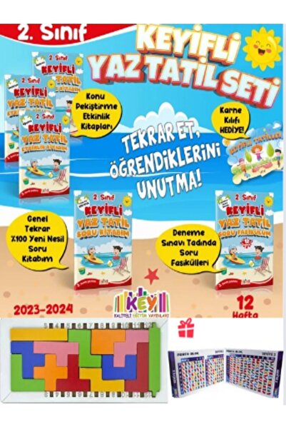 Kaliteli Eğitim Yayınları 2. Sınıf Yaz Tatili Keyfi + Fasikül Soru Bankası (3...