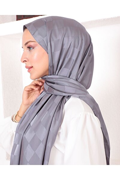 Bonjela İPEKSİ JAKAR ŞAL DAMA (KARE) DESEN