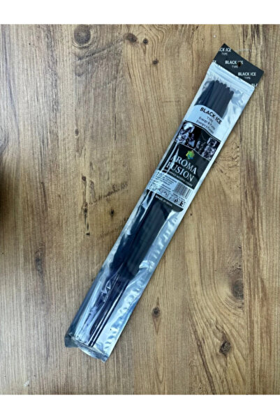 HUNATASARIM 10 Adet Bahçe Çubuk Tütsü Black Ice Kokulu (Uzunluk:50 cm)