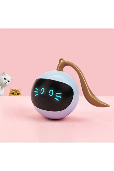 Genel Markalar Akıllı kedi oyuncağı kendi kendine otomatik dönen usb şarjlı k...
