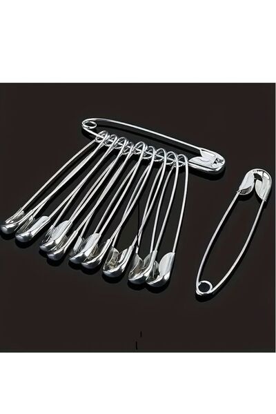 Seagull أمان 5.5 سم 12 قطعة شوكة فولاذية إبرة 1 مجموعة رقم 5