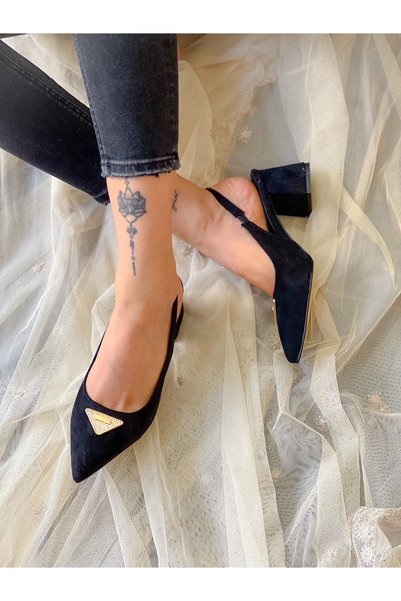irmona PRAGUE Suede BUCKLE SHORT HEEL Sandals
