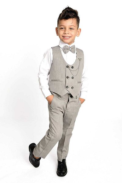 Ysferbutik Costum Tuxedo Copii 5 Piese 6 Nasturi