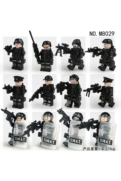 marimari 12 Pieces Lego Compatible Set Compatible with Visual
