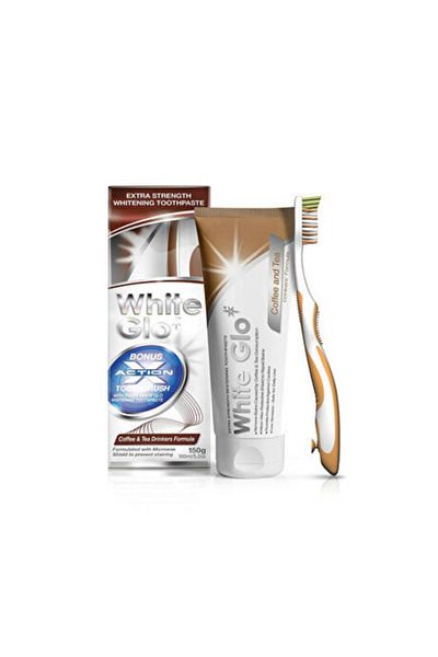 White Glo Whitening Toothpaste Whitening Against Tea and Coffee Stains 100 M