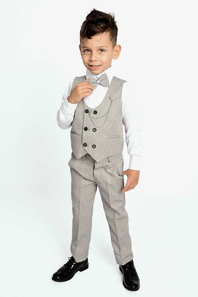 Ysferbutik Costum Tuxedo Copii 5 Piese 6 Nasturi