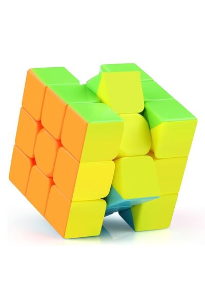shopExxtra Speed Cupe Küp Zeka Küpü 3x3 Canlı Renkler Hız Küpü,fidget Oyuncak Seyahat Zeka Oyunu