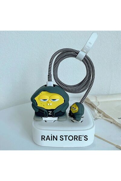 Rain Stores İphone 18w/20w Uyumlu Şarj Aleti Kılıfı, Şarj Kablo Koruyucu, Şar...
