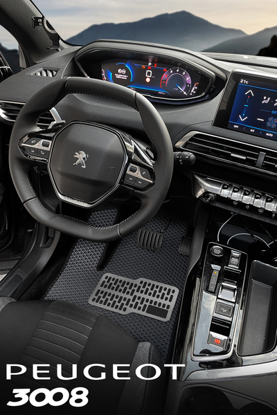 TORPEDO Peugeot 3008 2016-2024 Premium Eva Paspas Seti Tam Set Paspas Takımı - Antrasit