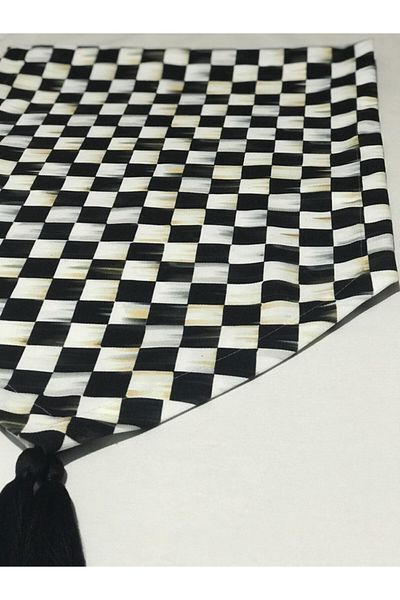 Livessa Home Cheerboard Pattern Runner