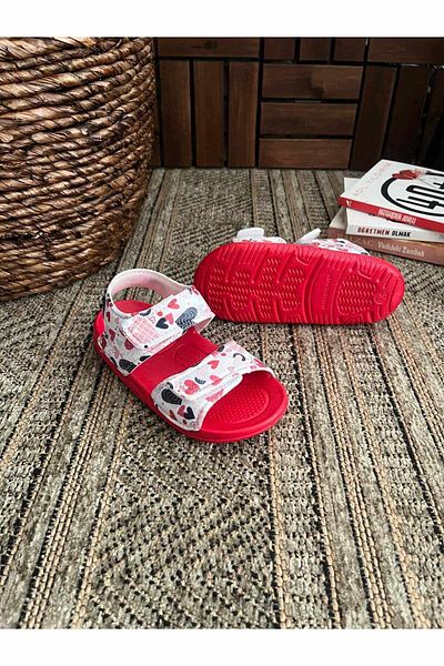 Behtah Kundura Soft Orthopedic Patterned Children's Sandals - Non-Slip Sole, Velcro