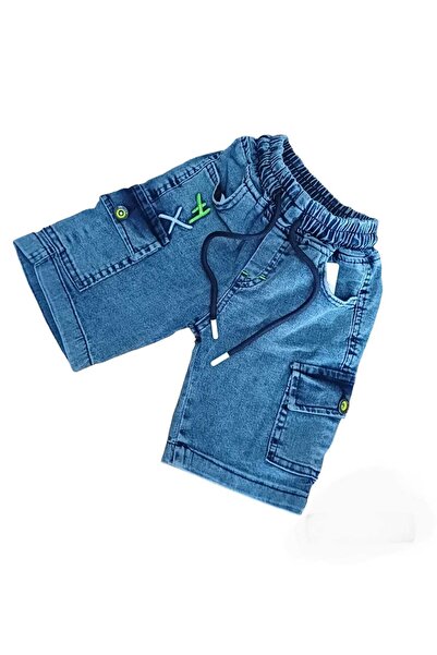 YDBKStore Erkek Çocuk(3-12yaş) Yıkamalı Kargo 6 Cepli/Nakış işleme detaylı Be...