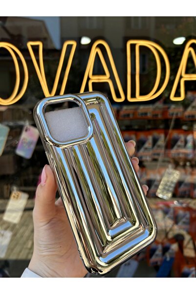 OVADA İphone 15 Pro Max 3D Labirent Desenli Silikon Kılıf