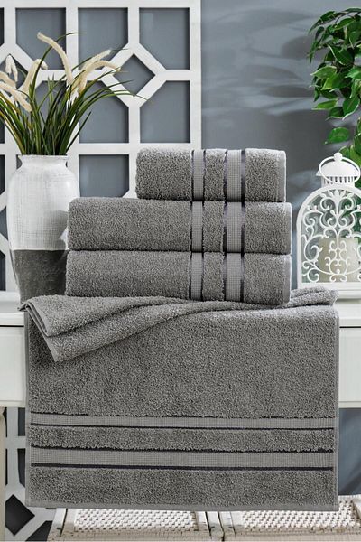 Deneme Zamanı Set prosoape de baie Set baie prosop 2 bucati 70x140 2 bucati 50x90