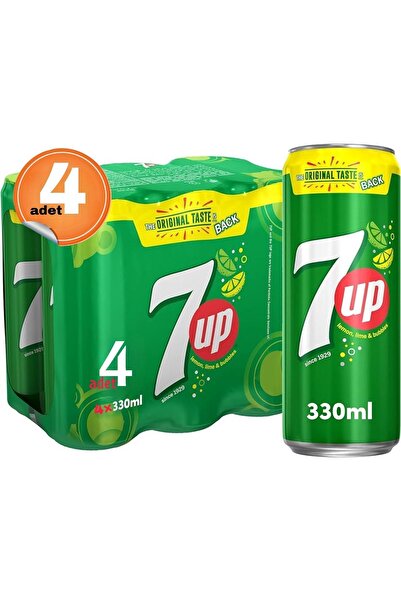 7 Up 7up Gazlı Içicek Limonlu250 Ml×4adet