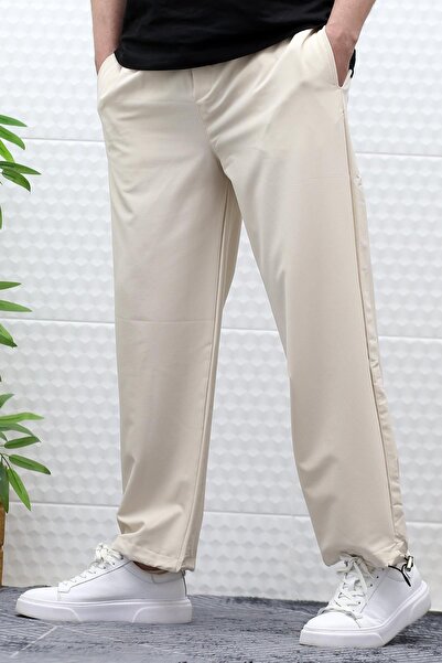 WAFRA Erkek Baggy Pantolon Paça Ayarlanabilir Likralı Paraşüt Kumaş