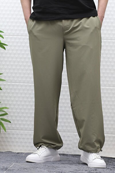WAFRA Men's Baggy Trousers - Adjustable Leg and Lycra Parachute Fabric