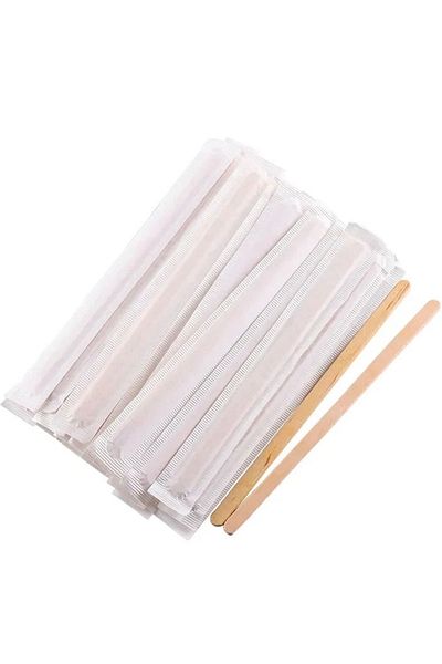 Kuzey Ahşap Ayancık Wrapped Tea Coffee Mixer 250 Pieces