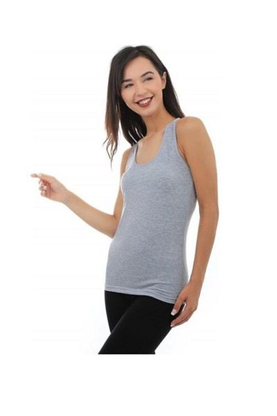 Tutku Women's Gray 2 Pack Lycra Athlete Undershirt
