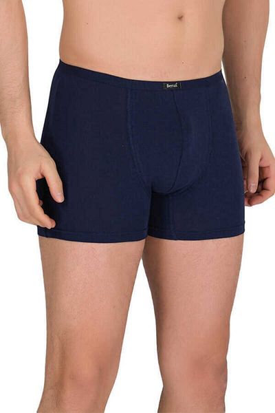 Berrak Ανδρικό μπόξερ Navy Blue Modal Lycra