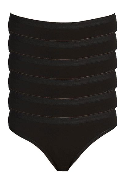 Tutku Underwear Set of 6 Women's 100% Cotton Bikini Panties Underwear