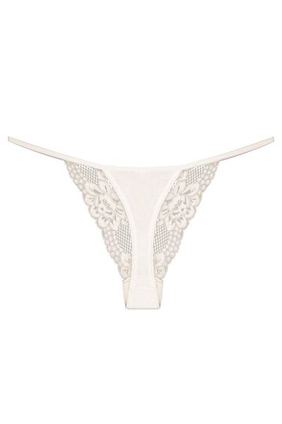 Zena Ecru Lace Thong Women's Panties