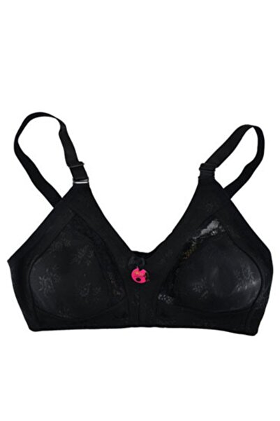 Liza Kadın Siyah Dantelli Toparlayıcı Sütyen