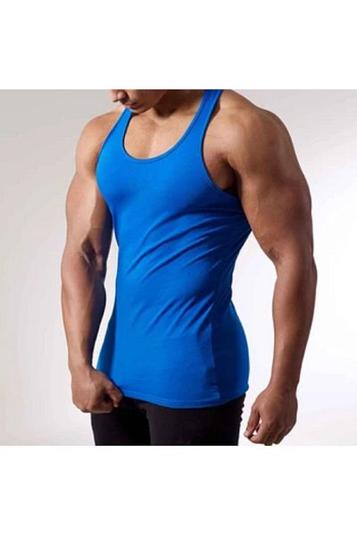 Seher Yıldız Pack of 12 Blue Men's Undershirts