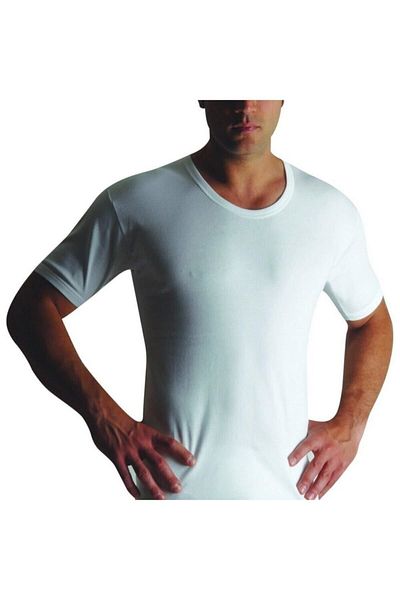 TekYıldız Pack of 3 Single Jersey Open-collar Men's Undershirt