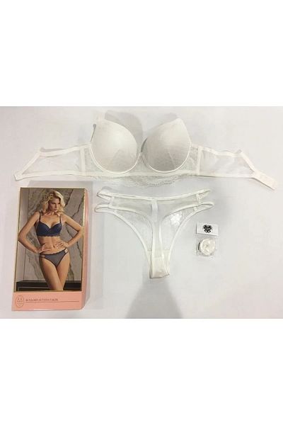 Orkide Benjamin Lacy Unpadded Bra Set