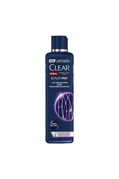 Clear Scalp Pro Strengthening Shampoo - Effective for Hair Loss and Dandruff 300 ml