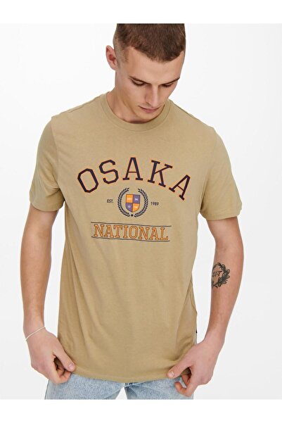 Only & Sons Ανδρικό μπλουζάκι Only&sons Regular Fit με λαιμόκοψη σε σχήμα O