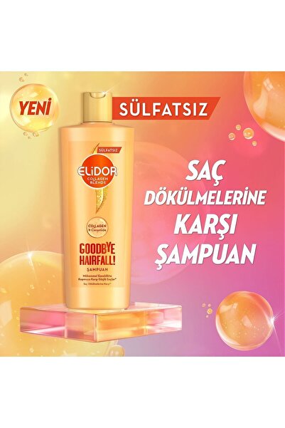 Elidor Şampuan Collagen Blends Saç Dökülmesine Karşı 350 ml