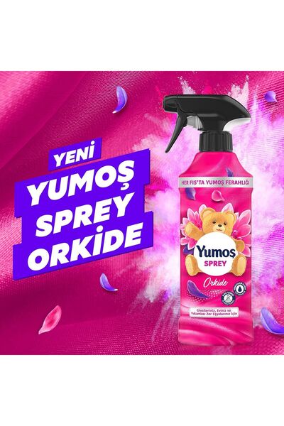 Yumoş Sprey Yıkaması Zor Eşyalar Orkide 450 ml 1adet Sprey Yıkaması Zor Hanımeli 450 ml 1adet
