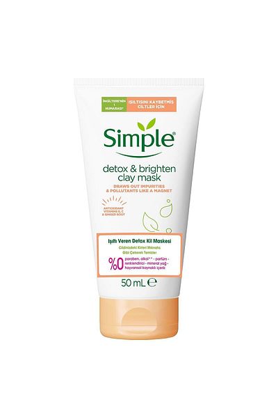 Simple Radiance Detox Clay Mask for Skin That Has Lost Its Radiance 50 ml
