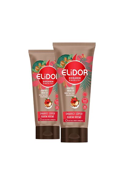 Elidor Energy of Nature Repair Super Hair Care Cream Argan Oil Hibiscus Extract 170 ml
