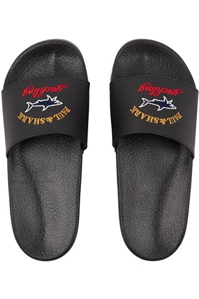 PAUL&SHARK Men's Black Slippers C0p8001-011