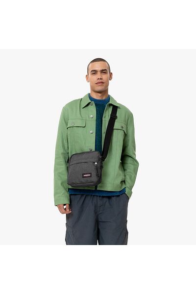 Eastpak Mini geantă neagră din denim - Cel mai mare