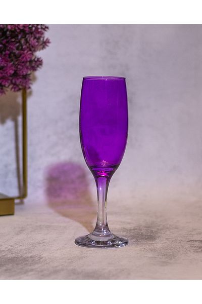 sudeka 190cc Colored Coffee Glass Set - 6 Pieces