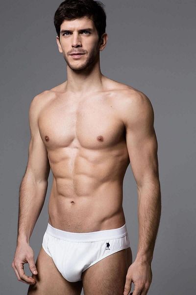 U.S. Polo Assn. Ανδρικό βαμβακερό σλιπ εσώρουχο 3 συσκευασιών