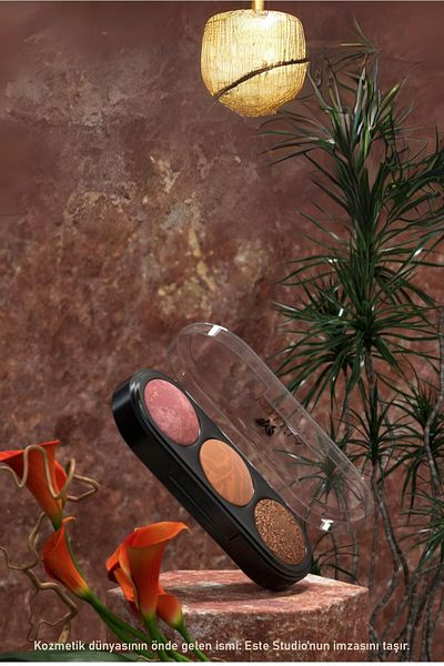 Estella Color Add to Your Beauty: 3-Piece Blush Palette with Terracotta Blush No: 02