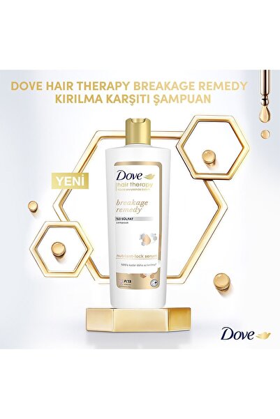 Dove Hair Therapy Sülfatsız Saç Bakım Şampuanı Breakage Remedy Kırılma Karşıtı 350 ml