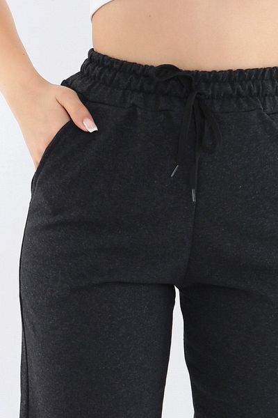 Isıl Termal Anthracite Unisex Άνετο καθημερινό φαρδύ σορτς