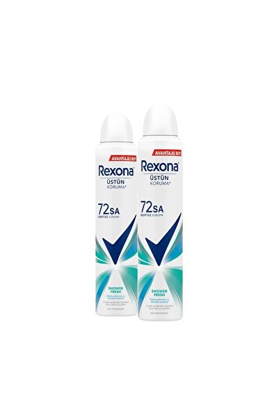 Rexona Kadın Sprey Deodorant Shower Fresh 72 Saat Kesintisiz Üstün Koruma 200 Mlx2