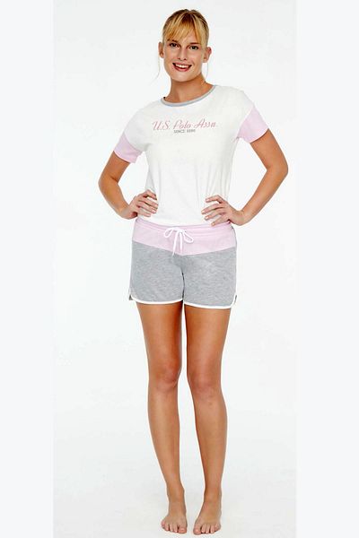 U.S. Polo Assn. Women's T-shirt Shorts Set